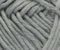 a close up of a grey ball of yarn